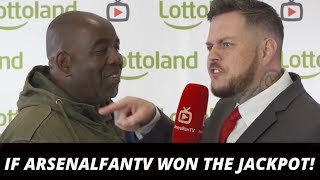 If ArsenalFanTV won the jackpot Robbies dream… Ft DT Troopz Claude TY amp Moh [upl. by Aivart347]