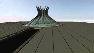 Catedral de Brasilia Maqueta AutoCad [upl. by Raamaj555]