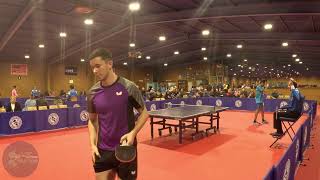 Aditya Sareen 2404 vs Dillon Chambers 2171 🏓 Match 🏓 2024 Table Tennis Olympic Trials [upl. by Arze]