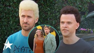 Ryan Gosling amp Mikey Day Dress As ‘SNL’s’ Beavis amp ButtHead For ‘The Fall Guy’ Premiere [upl. by Nivlem]