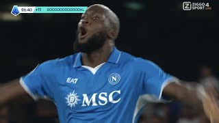 Romelu Lukaku debut goal for Napoli vs Parma  😱😱😱 [upl. by Mazurek233]