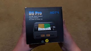 Unboxing the HOBBYMATE D6 Duo Pro DualPort Charger for LiPo LiIon LiFe NiMHand NiCd Batteries [upl. by Enoved827]