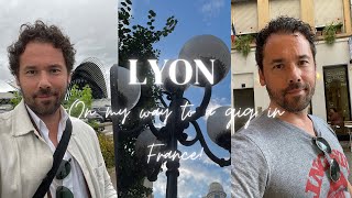 Lyon Travel Vlog  On my way to a gig in France [upl. by Olocin]