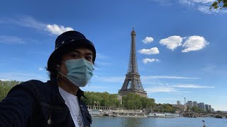 Jalan jalan di kota Paris masa pandemi [upl. by Allerbag]