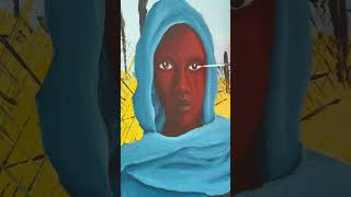 Process painting  GOS 🇸🇩 art peinture processvideo artreveal [upl. by Irehs]