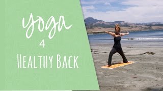 8 mins Yoga for Healthy Lower Back Beginners or Seniors on Youtube  Vicki Yoga4man [upl. by Pellegrini]