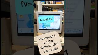 I used the fastest CRT Monitor for Modern Gaming under Windows 11 [upl. by Refinneg314]