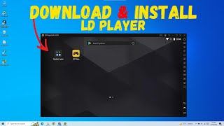 How To Download LDPlayer On Windows 10 [upl. by Teragramyram]