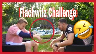 Extreme Flachwitz Challenge mit Bestrafung 😂 [upl. by Aseret]