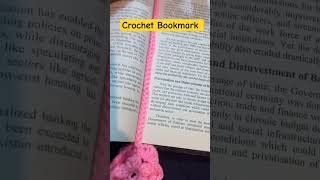 Crochet bookmark tutorial bookmark diy shorts shortscrochet [upl. by Minabe235]