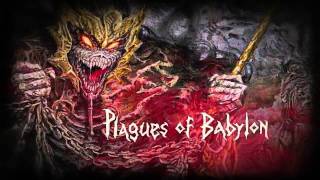 ICED EARTH  Plagues Of Babylon Lyric Video [upl. by Oloapnaig]