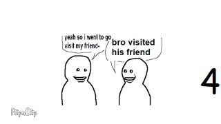 Bro visited his friend Comic dub version 4 [upl. by Eislrahc]