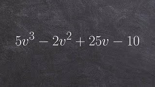 How to Factor by grouping  Factor by grouping  Factoring a polynomial [upl. by Aneras]