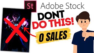 If you want to Be Broke on Adobe Stock Then Do This Ai microstock Passive Income [upl. by Hnah]