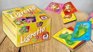 LIGRETTO KIDS  Spielregeln TV Spielanleitung Deutsch  SCHMIDT SPIELE JUNIOR [upl. by Groscr]