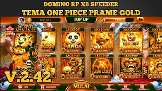 ‼️APK HIGGS DOMINO RPampGLOBAL V242 • X8 SPEEDER TERBARU • TEMA ONE PIECE GOLD • AUTO GACOR BOSQ [upl. by Aicirtel]