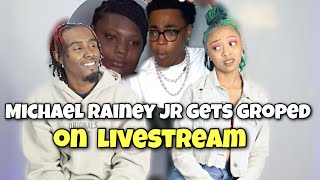 Michael Rainey JR gets groped on livestream [upl. by Camila139]