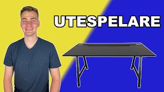 UTESPELARE Gaming Desk IKEA Tutorial [upl. by Poppas]