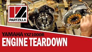 Yamaha YXZ1000R Engine Rebuild  YXZ1000 Engine Teardown  YXZ1000 Turbo Installation  Partzilla [upl. by Arah]