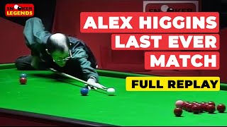 Alex Hurricane Higgins Last Ever Snooker Match [upl. by Kiki]