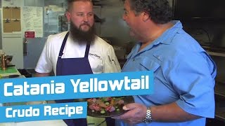 Catania Yellowtail Crudo Recipe With Dan Hernandez  SPORT FISHING [upl. by Eignat845]