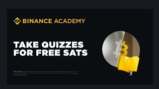 1000 SATS QUIZ Answers BINANCE LEARN amp EARN QUIZ  Earn free crypto Fast ⏩ [upl. by Htebizile194]