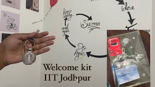 Welcome kit for freshers from IIT Jodhpur [upl. by Lyman]