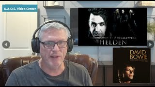 Till Lindemann FT Apocalyptica  Helden David Bowie Heroes cover REACTION [upl. by Arnoldo]