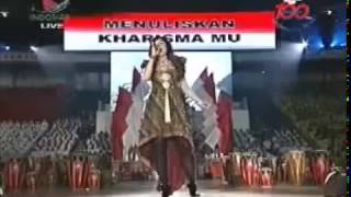 Agnes MonicaBerkibarlah Bendera Negriku National song Of Indonesia [upl. by Allanson124]