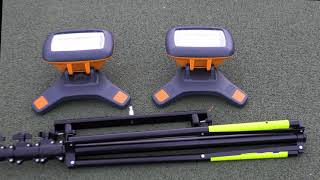 Galaxy Pro Sport Kit  Rechargeable Portable Sports Twin Light Kit [upl. by Esmond]