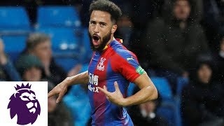 Andros Townsend scores worldclass volley against Man City  Premier League  NBC Sports [upl. by Runck]