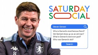 Steven Gerrard Answers the Webs Most Searched Questions About Him  Autocomplete Challenge [upl. by Yennep213]