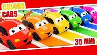 LEARN COLORS  Cars Plane Bus Monstertruck  KIDS SONGS [upl. by Nahsar542]