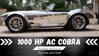 1000 Horsepower 1965 Shelby AC Cobra in Polished Aluminum  Classic Car Review [upl. by Bertie]