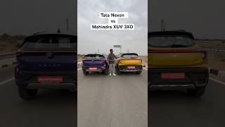 Tata Nexon vs Mahindra XUV 3XO Design Comparison TataNexon MahindraXUV3XO [upl. by Aretina400]