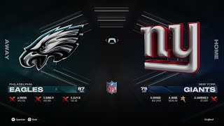 Philadelphia Eagles and New York Giants [upl. by Oluas]