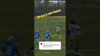 99 yard td with George Pickens [upl. by Eiduam]