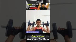 Dumbbell Only 🔥💪 Shoulder Workout At Home shorts workout shoulder [upl. by Arnaud]