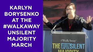 Why I left the Democratic party  Karlyn Borysenko speaks at the WalkAway Unsilent Majority March [upl. by Wini]