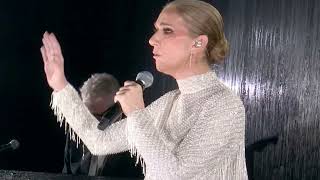 Celine Dion makes emotional music comeback in Paris Olympics opening ceremony performance movie [upl. by Zephan]