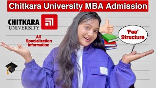 Chitkara University MBA Admission 2024 started [upl. by Kutzenco]