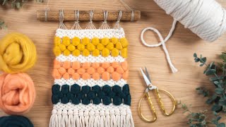 EASY Woven Wall Hanging Tutorial [upl. by Jeremiah]