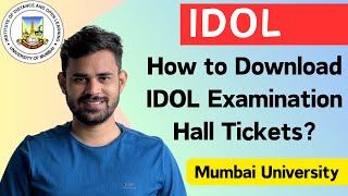 How to download IDOL Examination Hall Tickets 2024 [upl. by Aicilav]