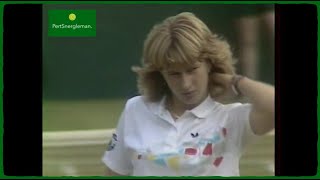 FULL VERSION 1987  Graf vs Sabatini  Wimbledon [upl. by Zaraf]