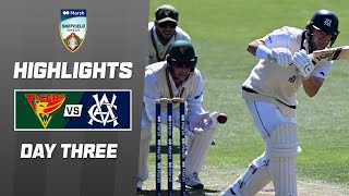 Tasmania v Victoria  Sheffield Shield 202324  Day 3 [upl. by Llerroj801]