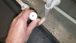 03222022 Condensate Drain Installation [upl. by Halyhs983]