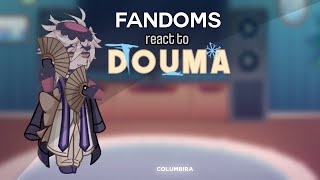 Fandoms React to Douma [upl. by Akim922]