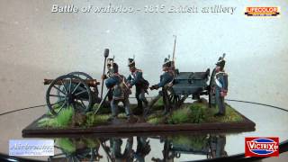 British artillery  Battle of Waterloo 1815 Victrix [upl. by Carla867]