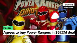 Hasbro Buys Power Rangers in 522 Million Deal [upl. by Trygve232]