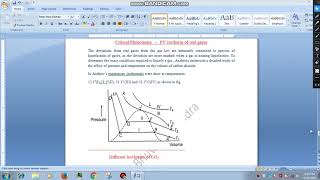 B SC II Sem  Critical phenomenaPV Isotherms of real gases [upl. by Giorgio]